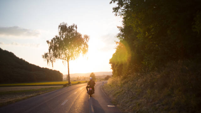 summer evening ride out